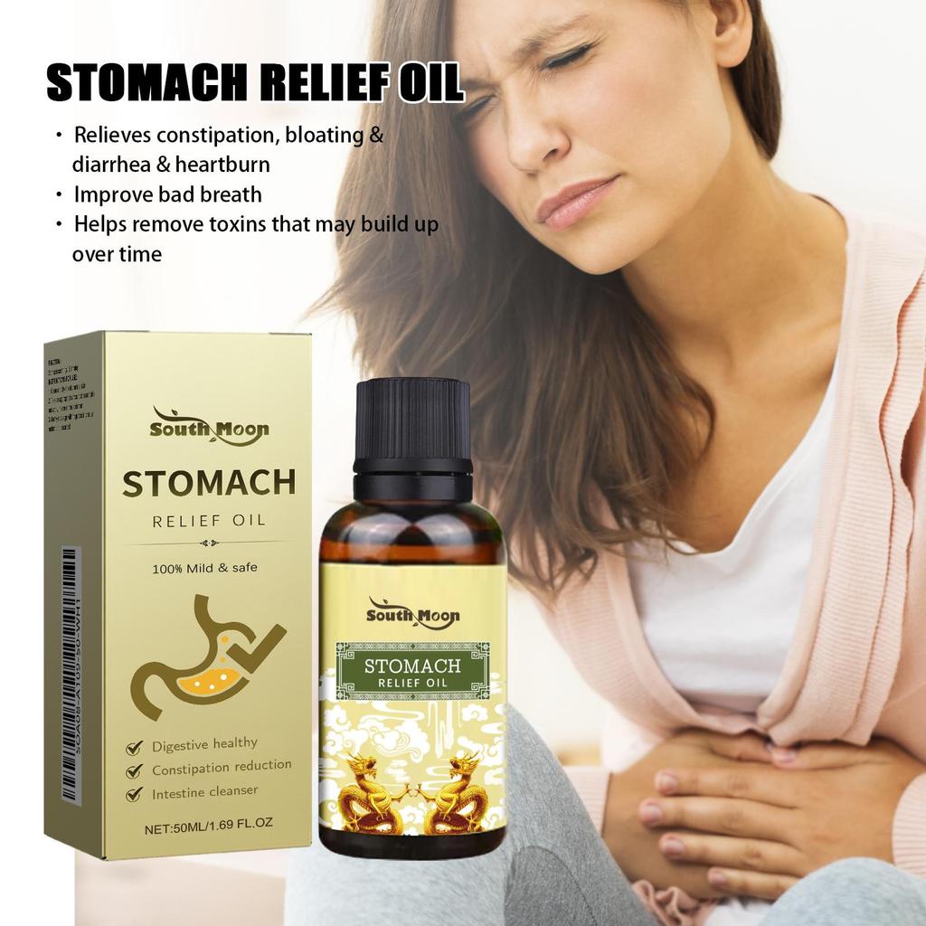 50ml Stomach Soothing Oil Clearing Stool Relieving IBS Massage Care Firming Slimming Oil