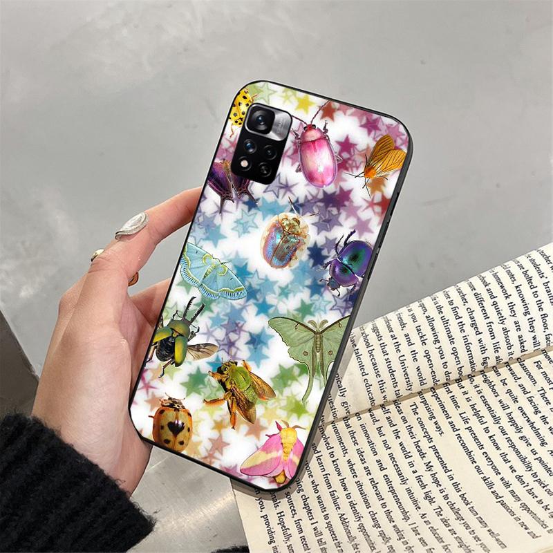 Phone Case For Xiaomi Redmi note 14 Pro 14 13 12 11 10 Pro 14S 12S 11S Redmi 14C 13C 10 Insects Bugs