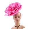 Exaggerated Flower Headbands Tea Party Cocktail Jockey Club Hair Accessories  for Women