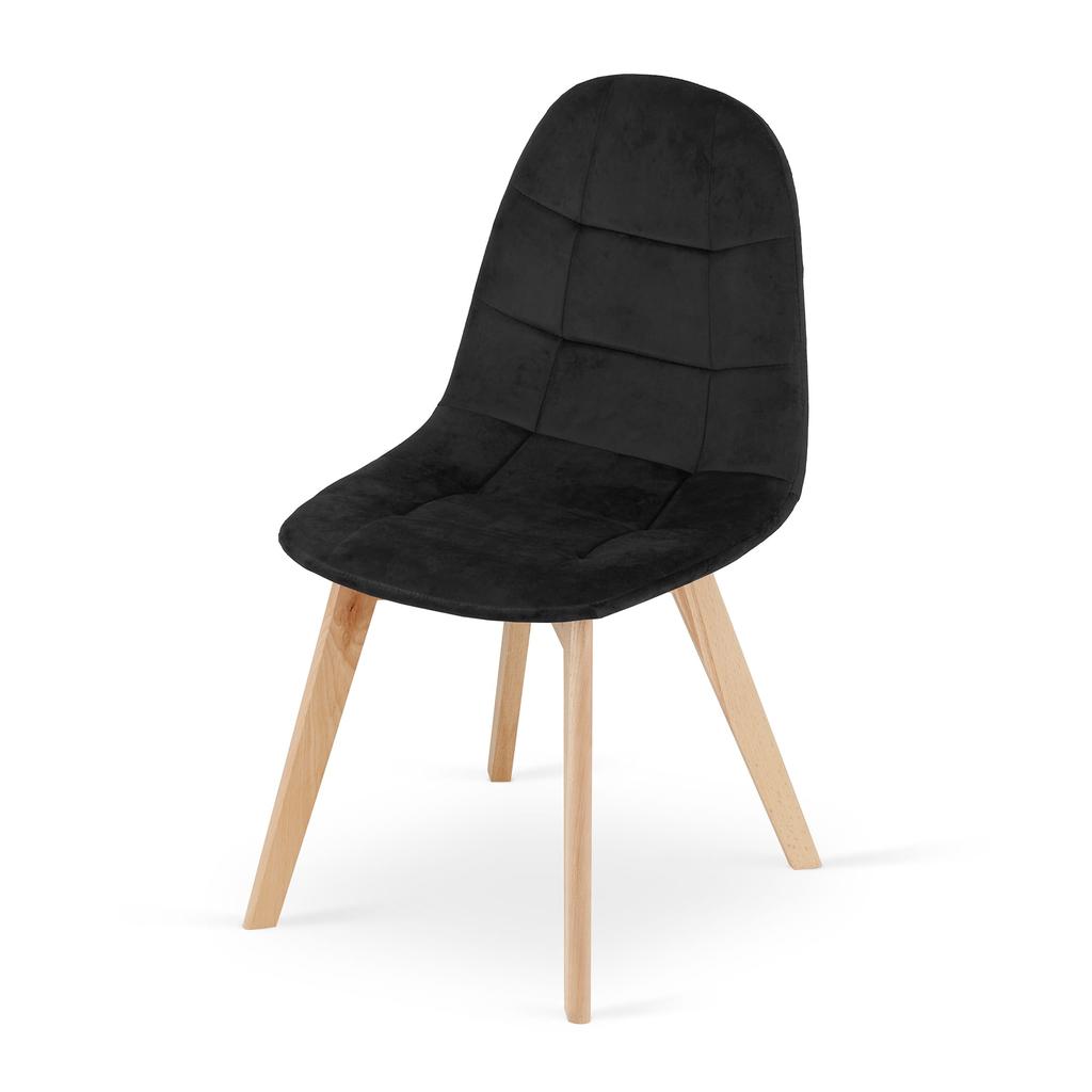 BORA chair - black velvet x 2