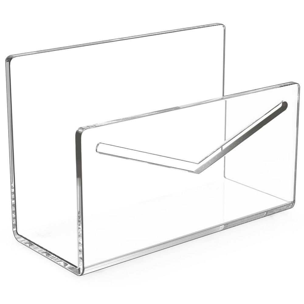 Lightweight Mail Holder Rack Acrylic Envelope and Bill Sorter File and Letter Holder School
