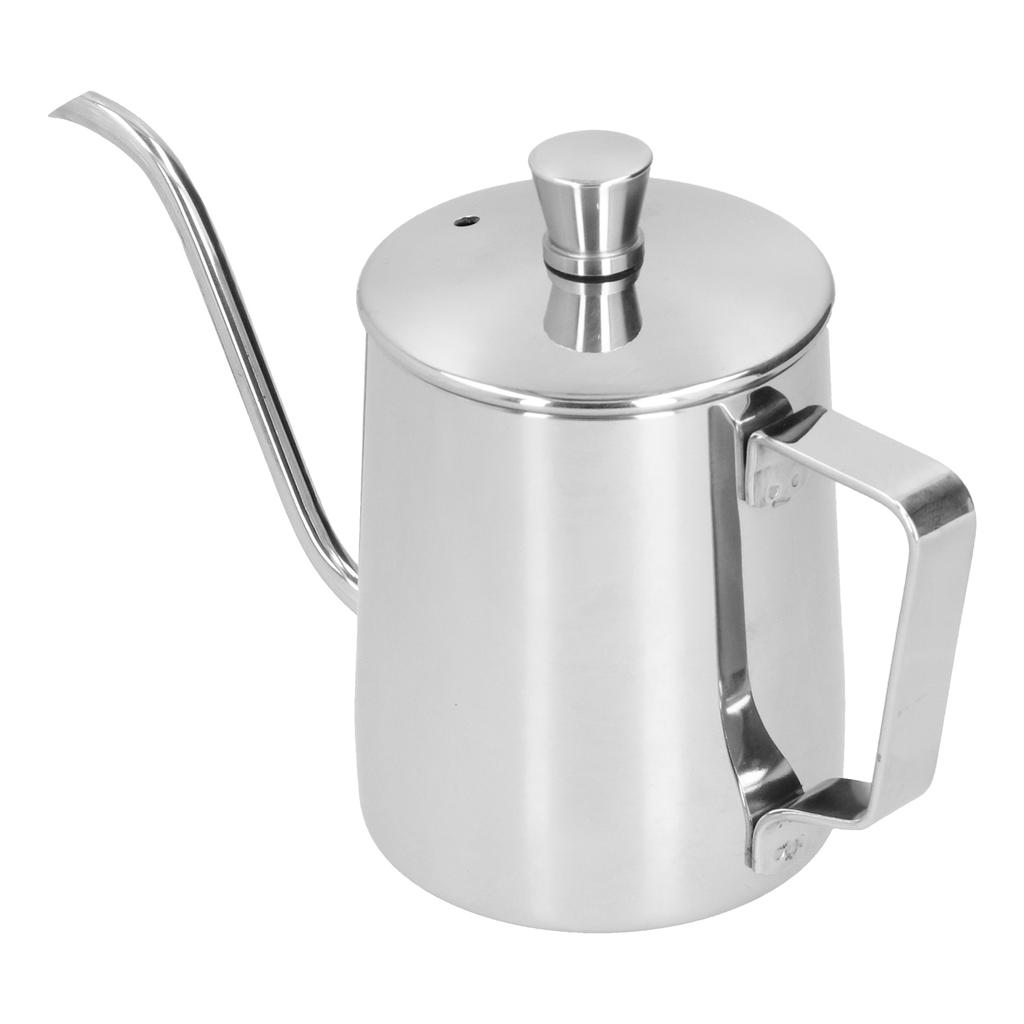 350ml PTFE Coffee Kettle with Lid 304 Stainless Steel Pour Over Coffee Pot for