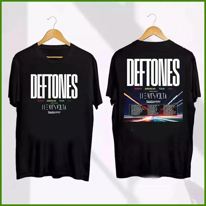 Deftones 2025 North American Tour T-Shirt Tops tees Men's Women's (Unisex)