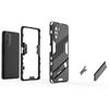 For Xiaomi PocoF3 Case Rugged Armor Shockproof Phone Case For Poco Poko Little F3 F 3 3F Car Magnetic Holder Stand Back Cover