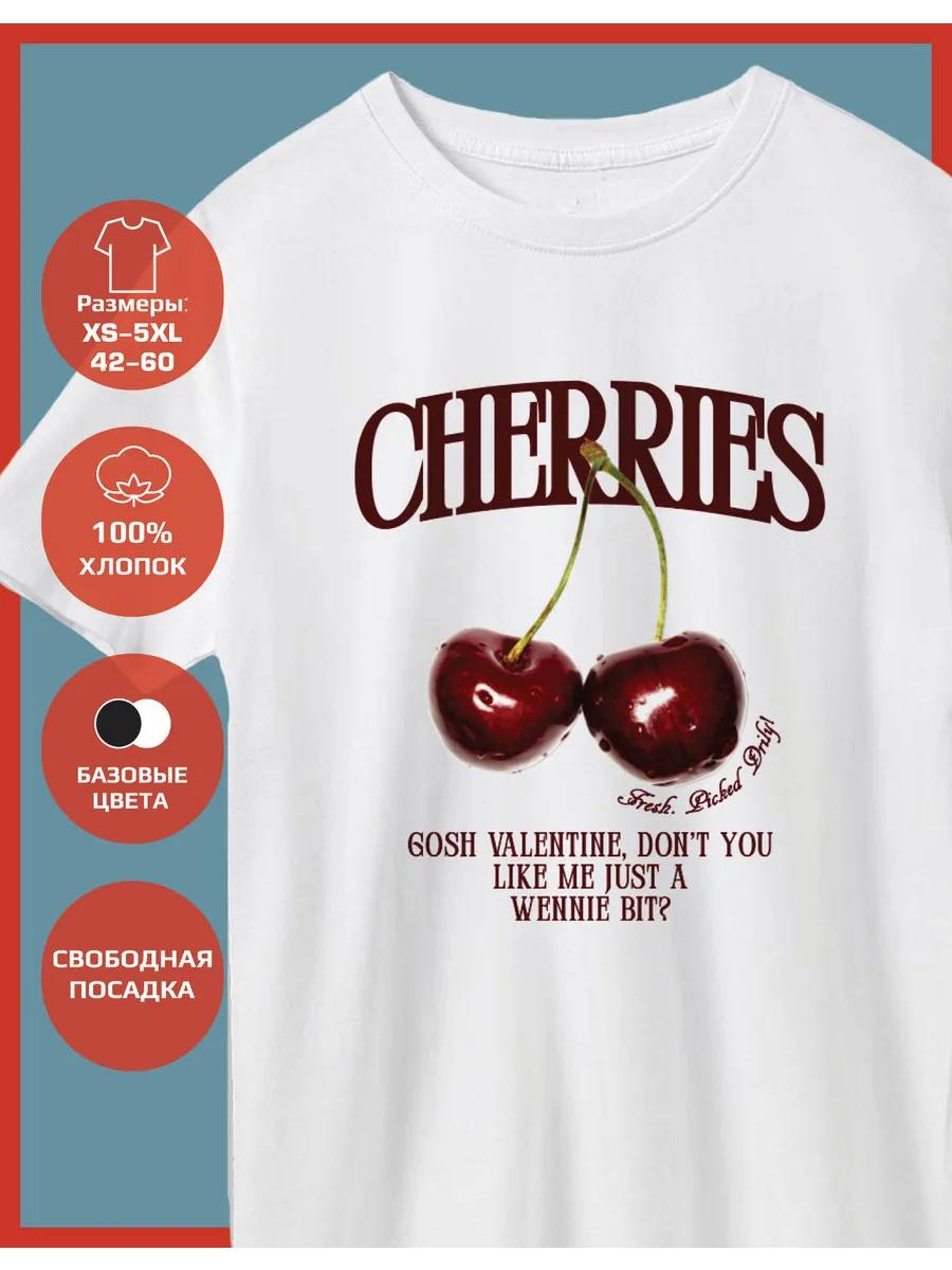 Cherries Printed T-shirt 3XL