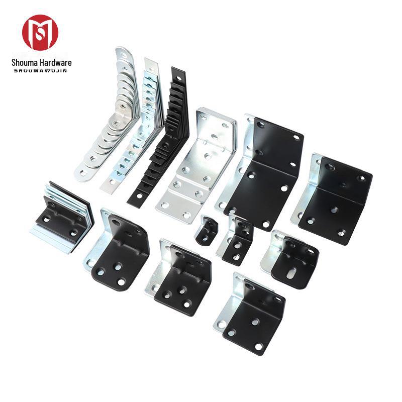 

Reinforced L-Shaped 90-Degree Angle Iron Bracket for Cabinet and Wardrobe Support