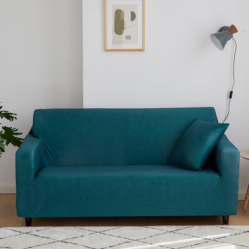 Elastic Sofa Covers Red/Green/Purple/Grey Stretch Couch Covers for Sofas Slipcovers 1/2/3/4 Seater Furniture Protector Cover