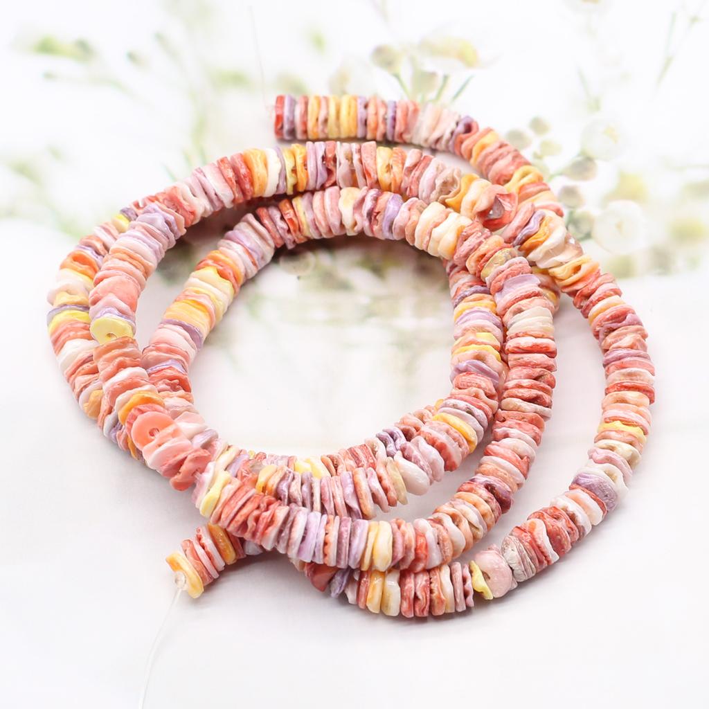 Shell Spacer Beads Natural Freshwater Shell Isolation Beads 6mm For Jewelry Making DIY Necklace Bracelet Earrings Accessory