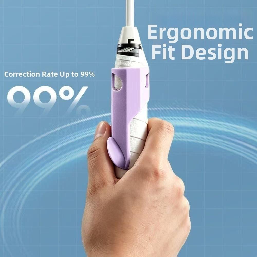 Lightweighting Badminton Grip Aid Easy To Install Racket Grip Aligner For Badminton Beginners