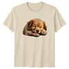 Sleeping Puppy Dog Animals Unisexs TShirt Unisexs Tee Graphic Unisex Top F