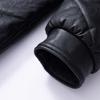 Woman Leather Jacket Winter Long Parkas Hooded Elegant Thick Warm Female Faux Sheepskin Coats