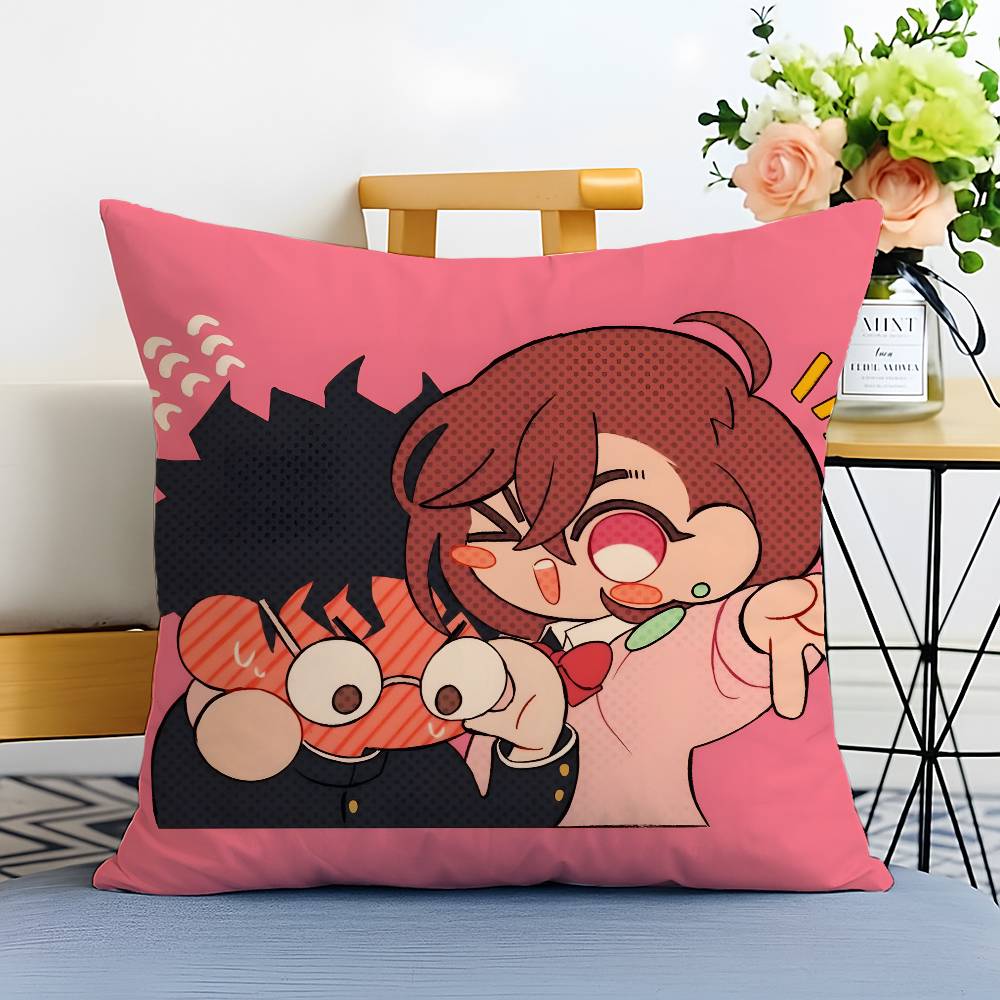 D-Dandadanes serietidningar Örngott Kvalstersäkert örngott Osynlig dragkedja Silkeslen kort plysch Soffkuddfodral