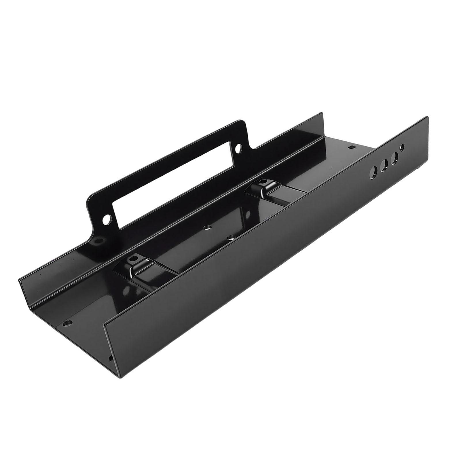 

Winch Mounting Plate Heavy Duty Steel 15,000 Lbs with Fair Flange Hardware for Truck SUV Trailer 10 X 4.5in Raised Pattern