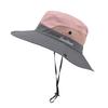 Sommer Damen Outdoor Sonnenhut Zopfloch Fischerhut Sonnenschutz Sonnenhut atmungsaktiv Bergsteigerhut Eltern-Kind-Modell