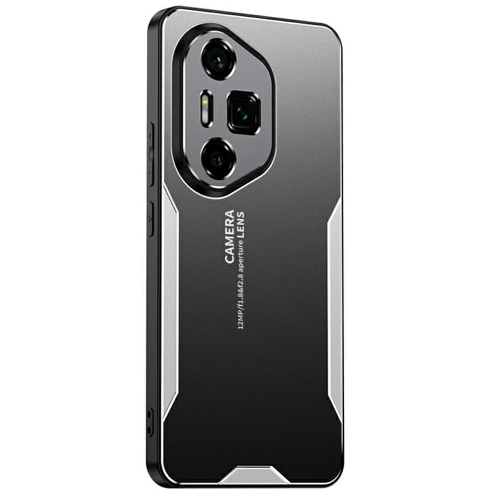 

For Honor 300 Ultra Phone Case Aluminium Alloy TPU PC Back Cover Silver