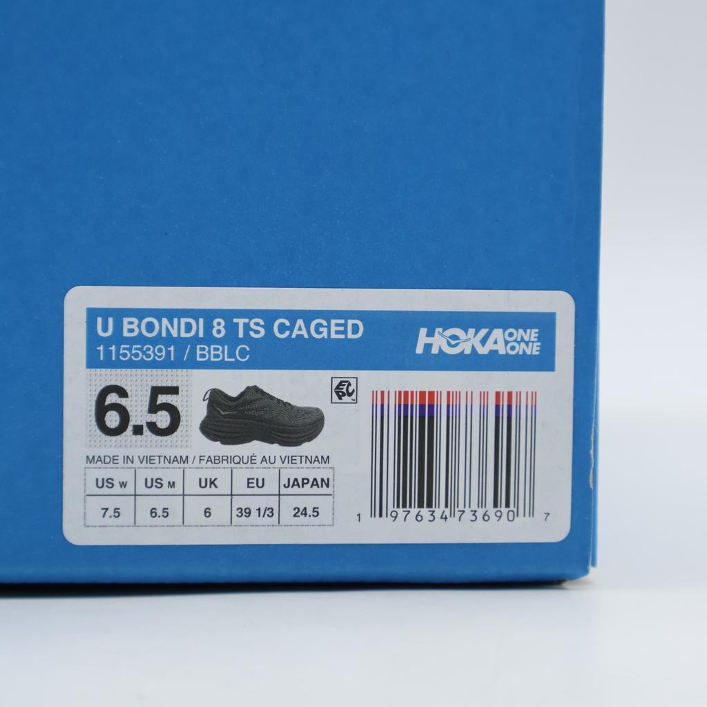 1155391-BBLC Hoka Bondi 8 TS Caged Black (Men's)