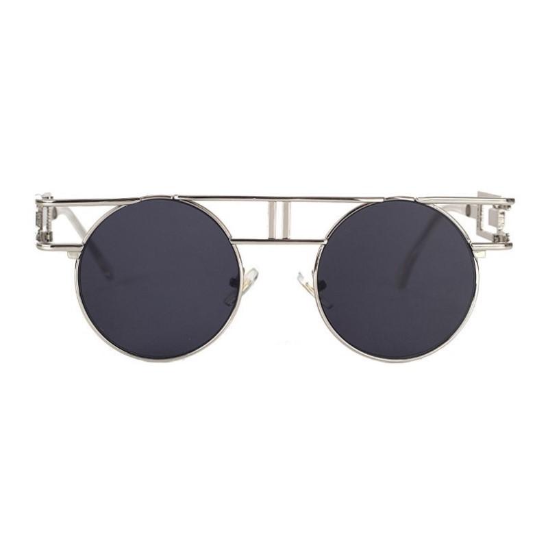 

Vintage Round Steampunk Sunglasses Luxury Men And Women Punk Designer 20 Colors Sun Glasses