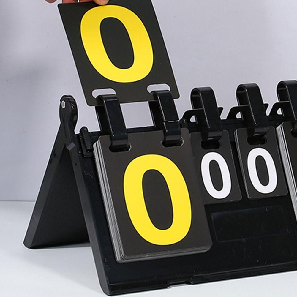 Tabletop Counter Table Tennis Flip Cards Manual Competition Score Indicator  Volleyball