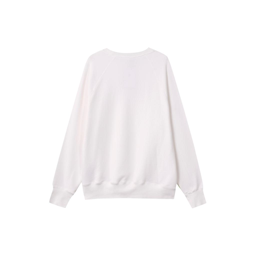 Nike Logo Print Crew Neck Sweatshirt Men Tops White DV9830-100