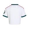 (W) Adidas Real Madrid 26/27 Home Cropped Jersey White KC4237 - Korean Size Label - Unprinted