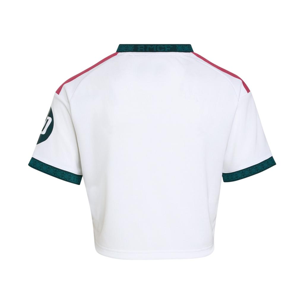 (W) Adidas Real Madrid 26/27 Home Cropped Jersey White KC4237 - Korean Size Label - Unprinted
