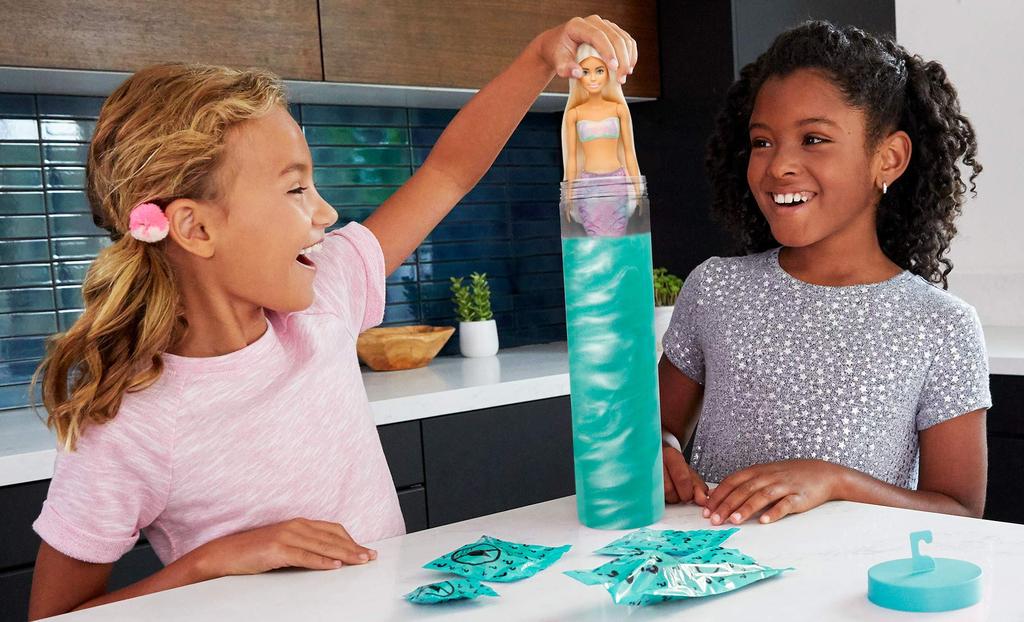 Mattel Barbie Color Reveal Doll: Mermaid Series, One Surprise ColorReveal with Each Transaction