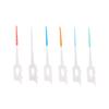 40Pcs Interdental Silicone Brushes Dental Toothpicks Cleaning Brush With Thread Oral Cleaning Tool