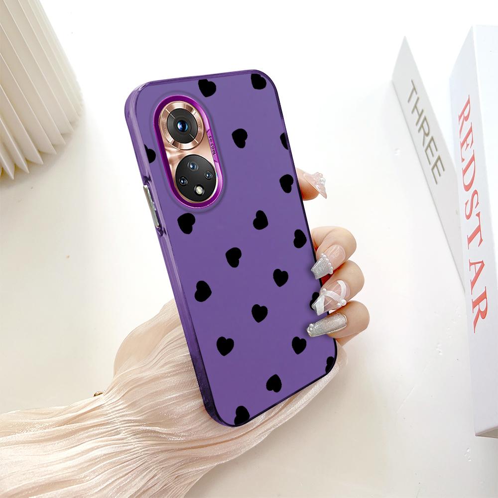Painted Pattern Colorful Sliver Double Sided Hard Shell Shockproof Anti-fall Phone Casing for Huawei Honor Infinix Tecno iPhone