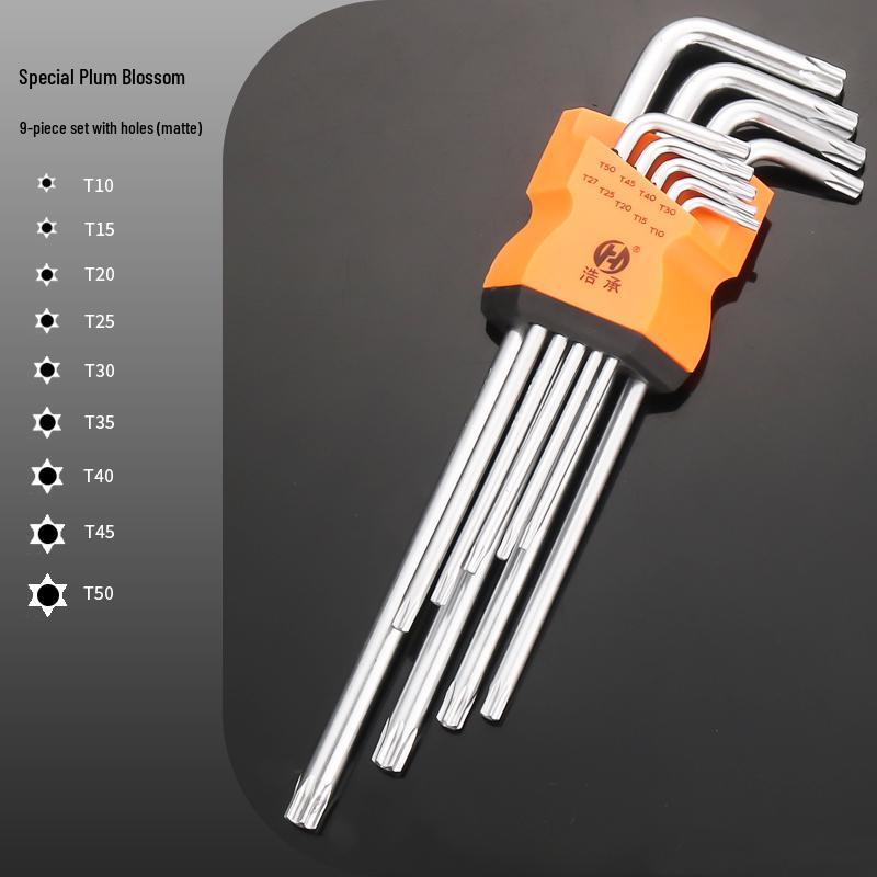 6-Point Torx and Metric Hex Wrench Set