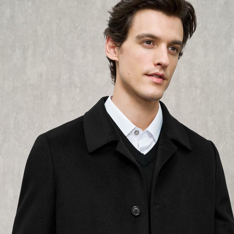 

Мужское пальто EMZ Erdos из смесовой шерсти и кашемира с лацканами XL