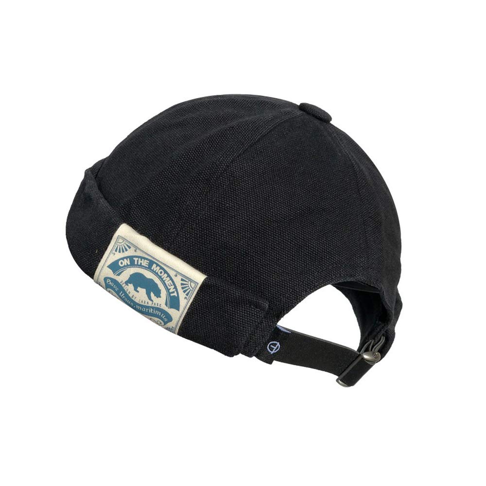 Croogo Brimless Roll Washed Cotton Sag Round Cotton Slimming Watch Solid Sailor Outdoor Men's Fisherman's Cap, Cap, Cap, Cap, Face, Cap,