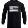 H HYFOL Men's Graphic T-Shirts USA Flag Cotton Long Sleeve American Patriotic Crewneck Regular Tee Shirts