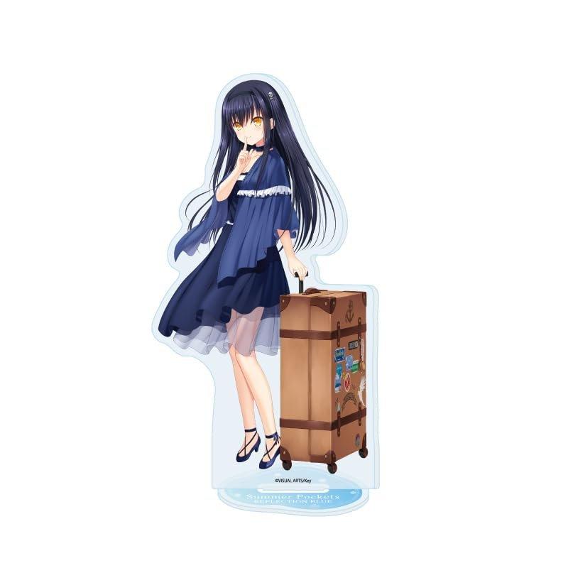 A3 Summer Pockets REFLECTION BLUE Kamome Kushima Acrylic Stand Official Illustration Anime Merch H150xW150mm
