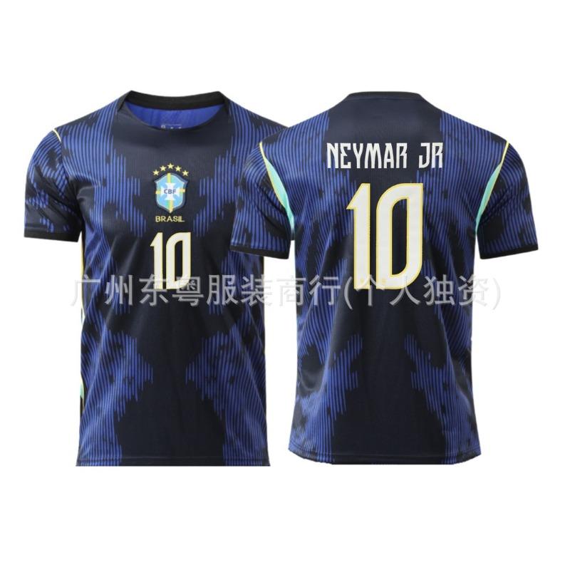 New Bar West Argentina Portugal Teeth France Belgium Jersey Adult Football Suit Club Short Sleeve T-Shirt