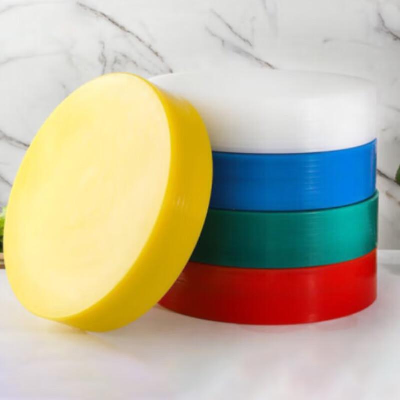 Czerwona Okrągła Deska do Krojenia z PE