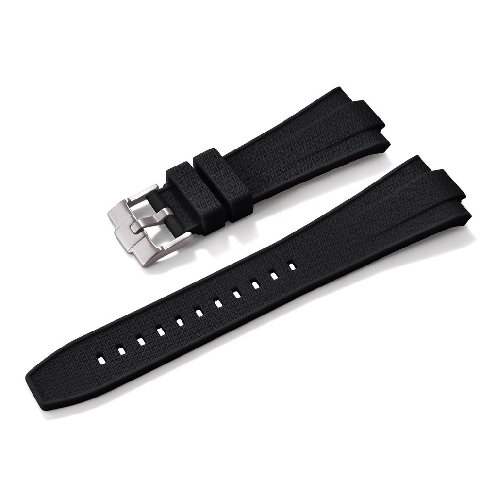 Quick Release Silicone Strap For Tissot PRX T137.407/T137.410 Super Player 40mm Men Convex Rubber Watch Band Bracelet 12mm