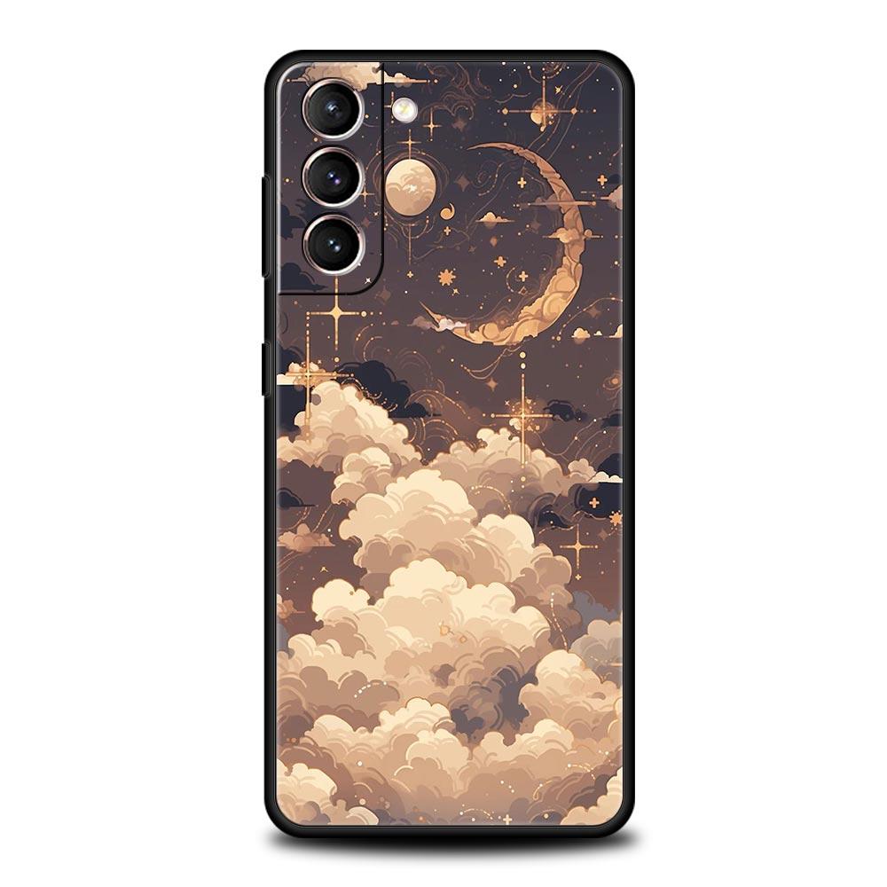 Fashion Starry Sky Stars Phone Case Cover for Samsung Galaxy S26 S25 S24 S23 S22 S20 S21 FE Ultra S25Edge S10 Plus 5G Soft TPU