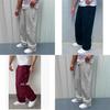 Embroidery Street Style Joggers With Elastic Waist For Casual Urban Wear Men