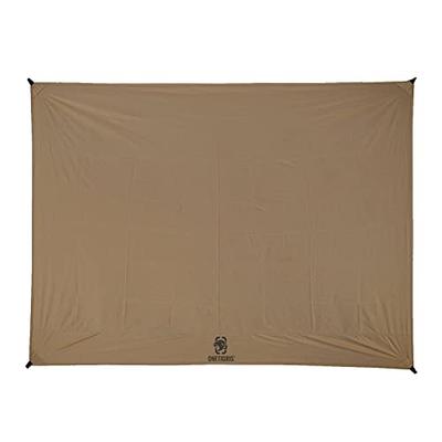 OneTigris Waterproof Shelter Sheet, Ground Mat, Picnic Sheet, Mini Tarp, Tent Mat (Brown)