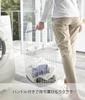 Yamazaki Tower Laundry Wire Basket, Large, White, Approx. W41 x D30 x H39cm, with Handle, 3162