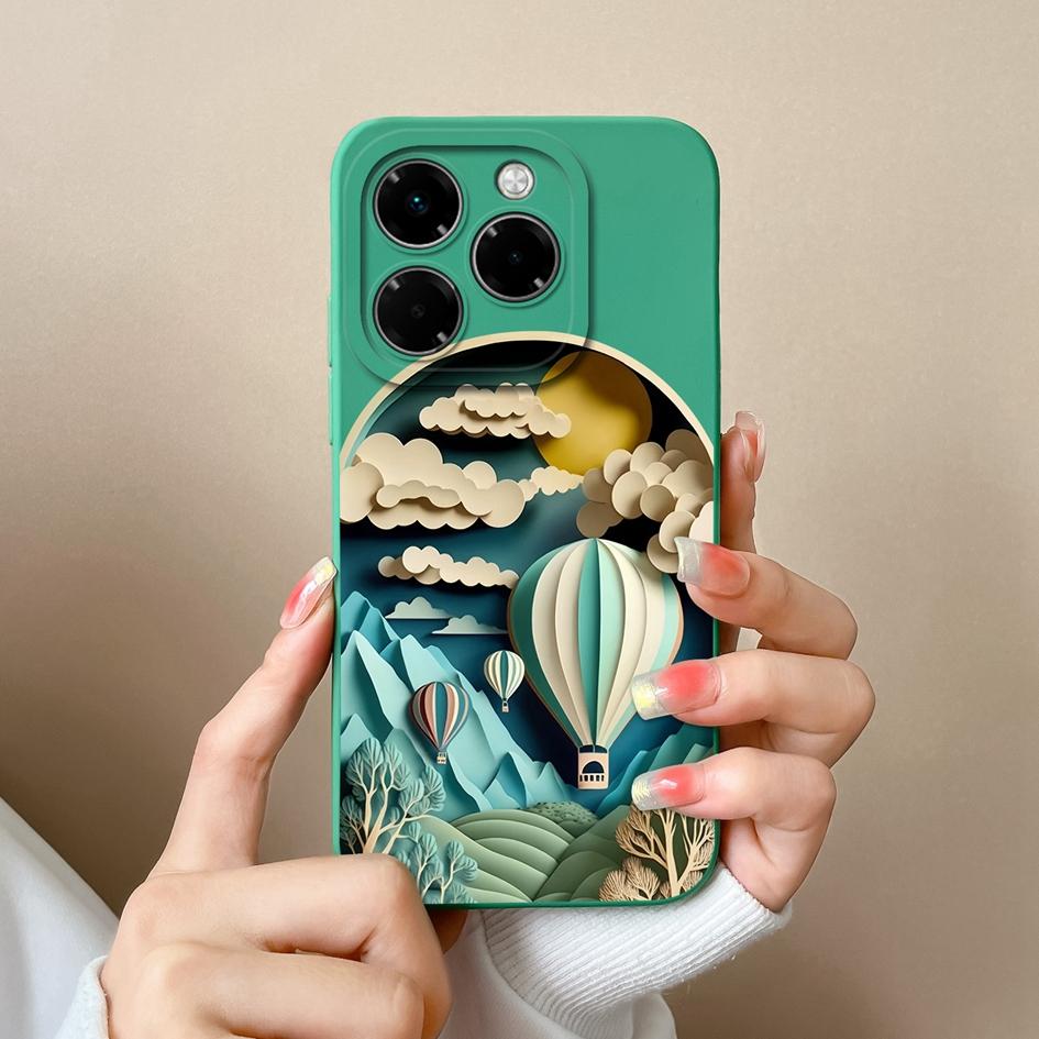 Pouzdro pro Infinix Hot 50 Pro Plus 50i Note 40X Smart 9 Zero 40 4G 5G Měkký kryt Malý květinový vzor Silikon Odolný protiskluzový Pro Infinix Nové pouzdro