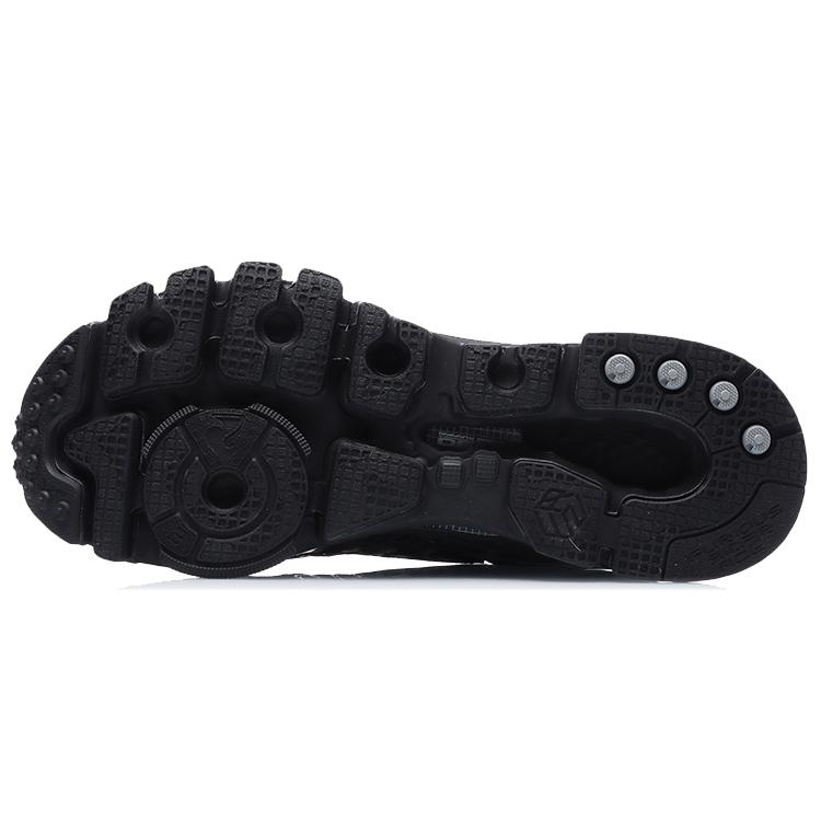 Li Ning Cushioning Slip Resistant Abrasion Resistant Breathable Lightweight Low top Sports Casual Shoes Women's Black ARHR092-1