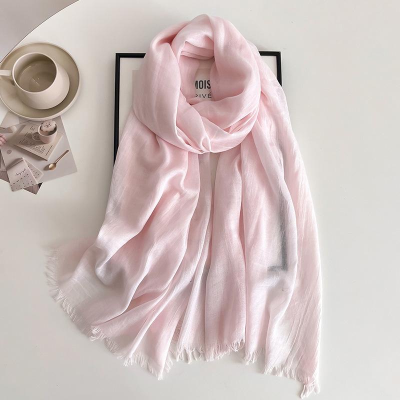 New Ramadan Big Size Women High Quality Muslim Hijabs Plain Solid Color Scarf Shawls Lady Wraps Headwear Pashmina