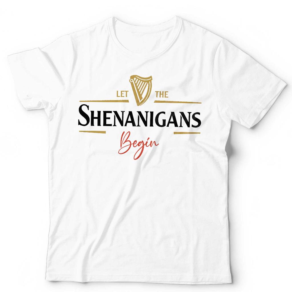 St Patricks Day Tshirt Let The Shenanigans Begin Unisex Kids Irish Beer Funny