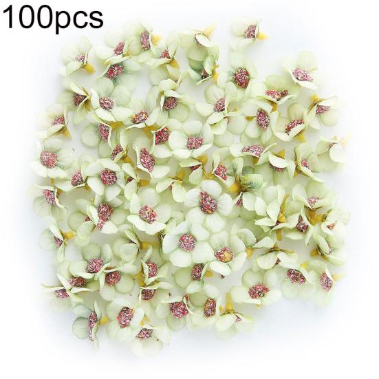 100 ks 2cm mini umělá květinová hlava sedmikrásky DIY svatební dekorace girlanda