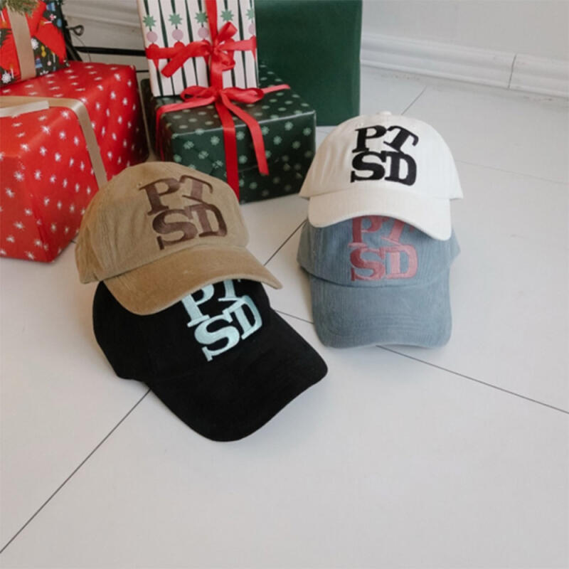 

Women s cotton big lettering everyday look hat C8709_Blue