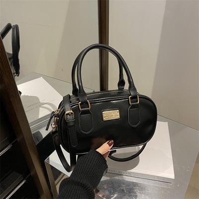 Premium Texture Small Bag Women's Winter 2025 New Portable Boston Bag Fashion Commuter Shoulder Messenger Bag