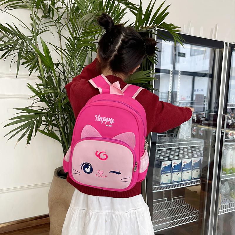 Lovely Childrens Nylon Backpack With Cute Cartoon Prints And Spacious Design Perfect For School Outings And Adventures