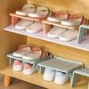Shoes Holder Shelf Shoes Storage Rack Space Saving Double Shelf Household Multifunctional for Home