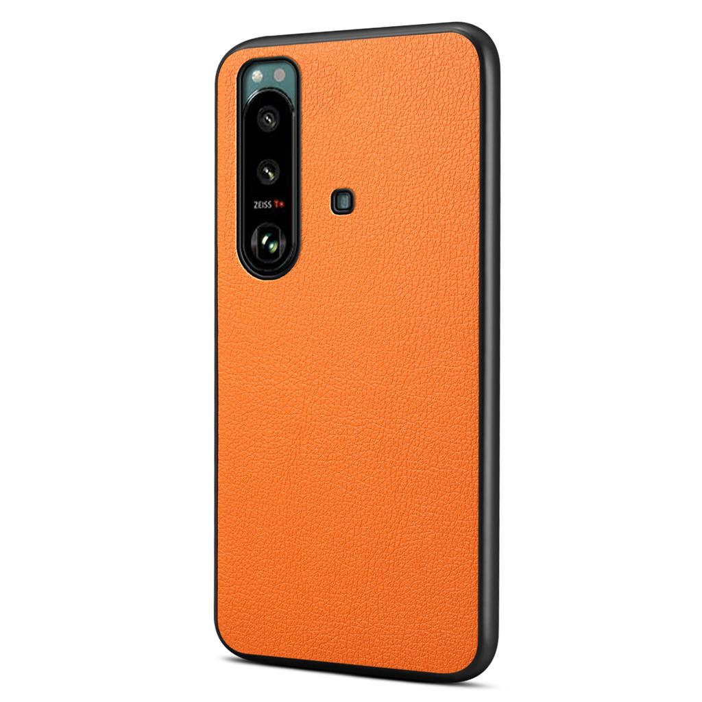 For Sony Xperia 5 III 5G Case PU Leather+PC+TPU Anti-scratch Slim Phone Cover